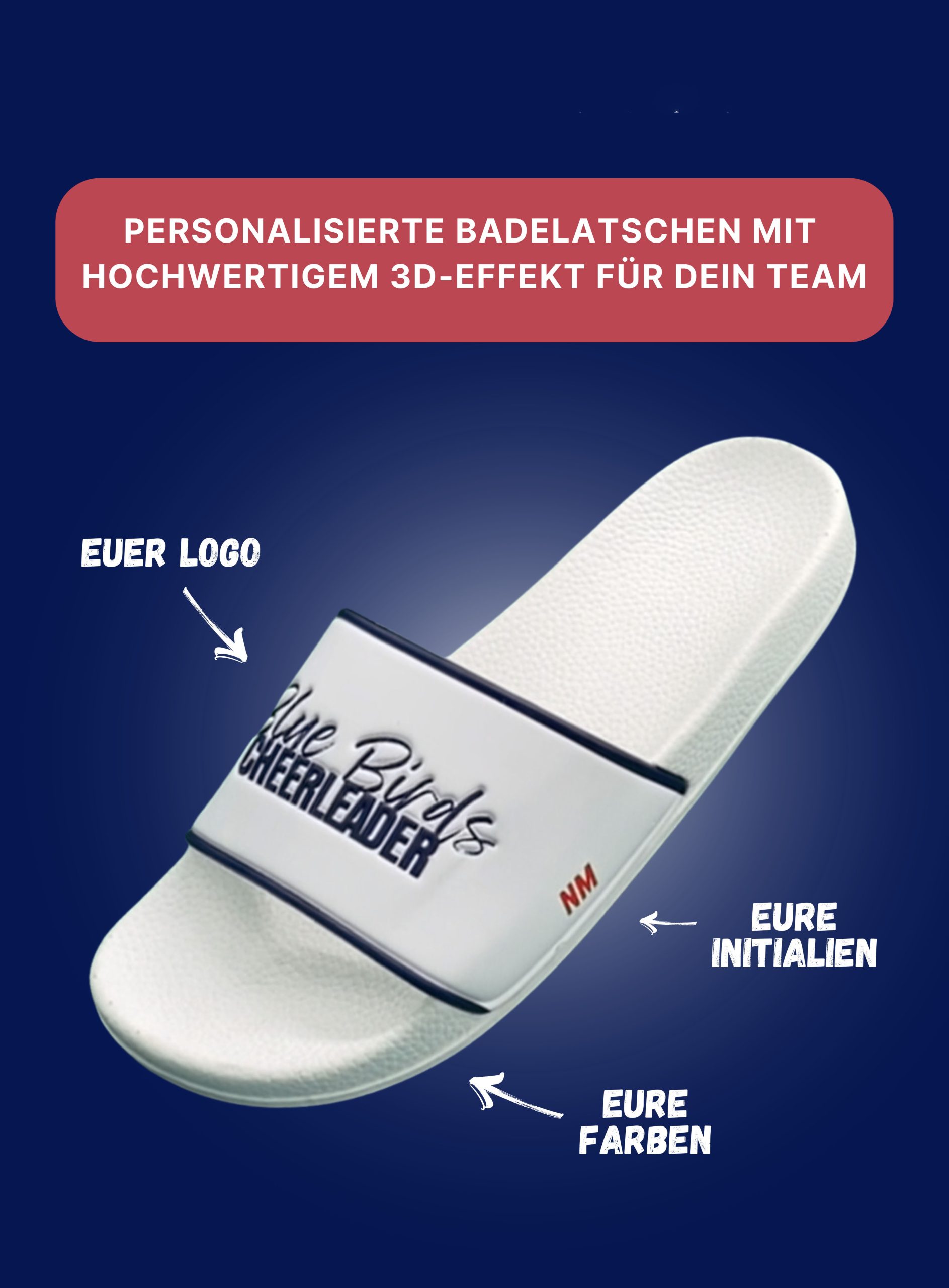 Badelatschen Herren Adiletten Personalisieren Lassen Badelatschen